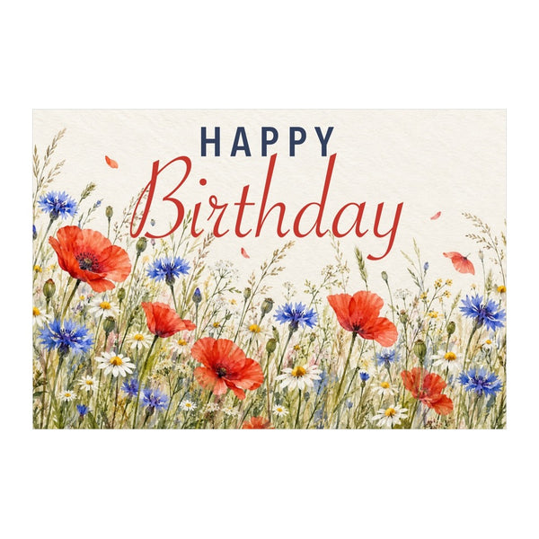 Happy Birthday veldbloemen