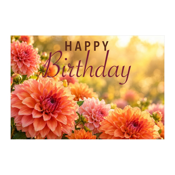 Happy Birthday dahlia's